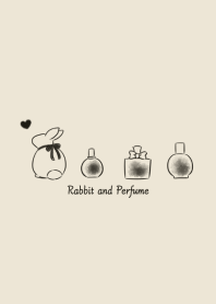 Rabbit and Perfume -beige-