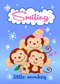 Tersenyum monyet kecil～salju-2