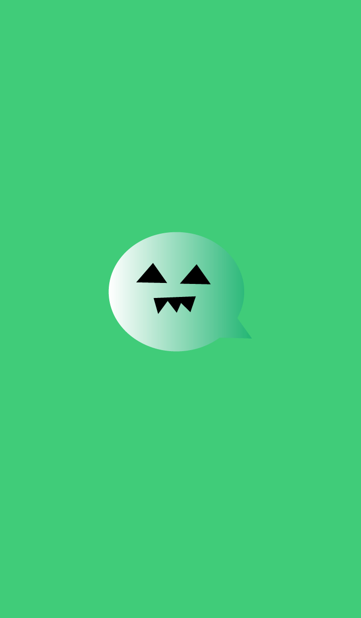 simple Halloween(green2)