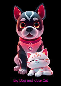 Big Dog and Cute Cat
