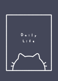 Cat Head (line) /navy WH