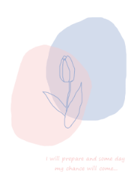 vintage flower / serenity quartz