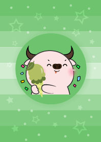 Simple Pink Buffalo Love Green Theme