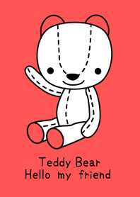 Teddy Bear テディベア Hello my friend*