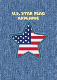 U.S. Star flag Applique 71