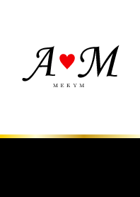 LOVE-INITIAL A&M イニシャル 6