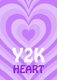 Y2K HEART パープル　紫