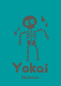 Yokai skeleton Turquoise