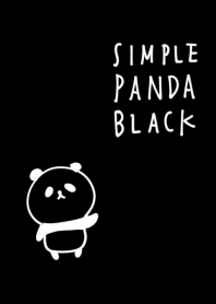 Simple panda black