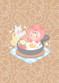Baby and Bunny : What to Eat ?