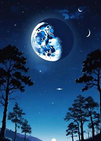 Bright Moon and Dawn C921C6