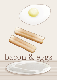 food 001-2 (bacon and eggs/Light Brown)