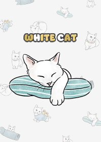 whitecat1 / white smoke