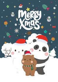 คริสต์มาส วันหิมะตก สีแปซิฟิคบลู