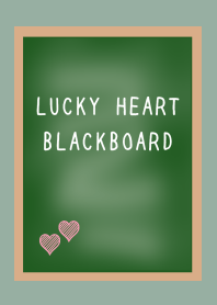 LUCKY HEART BLACKBOARD-DUSTY GREEN