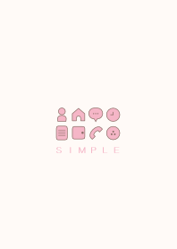 シンプル（beige pink)V.340