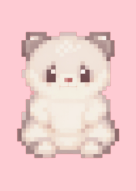 Panda Pixel Art Theme  Pink 03