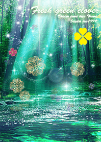 運気上昇✨癒しの新緑とクローバー5
