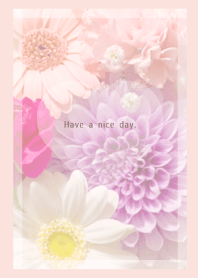 Flowers and hearts. Colorful -43-