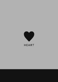 Gray&Black / Simple Heart