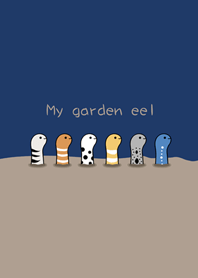 my garden eel(deep ocean blue)
