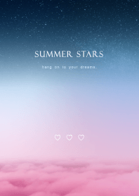 Summer stars_pink purple