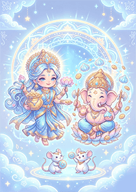 Lakshmi & Ganesha : Ble...