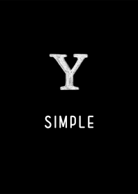 simple initials Y dark