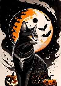 halloween cat 0fCf24