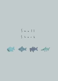 Small Shark /mint gray WH