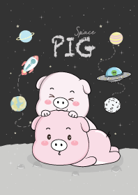 Pig lover On Space.