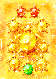 Amazing fortune "10 gold turtle jewelry"