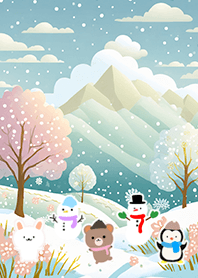 Kawaii scandinavian style(Winter-693)