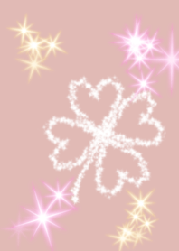 lucky Clover pink beige purple