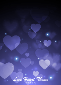 Love Heart Theme -PURPLE BLUE-