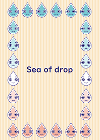 Sea of drop / light blue & pink