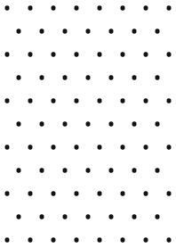 -Polka dots- whiteblack