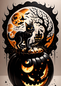 halloween cat 914B67
