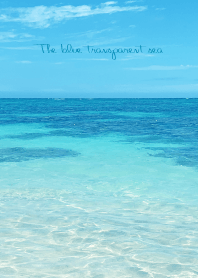 The blue transparent sea 6