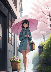 Close-up of a cute chibi girl d99C1d