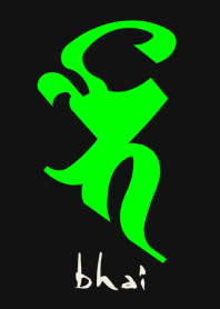 BONJI [bhai] BLACK GREEN (0697