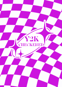 Y2K CHECKERED 04  - PURPLE 2