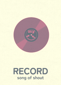 RECORD_shout Pale cherry pink