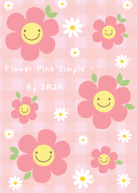 ดอกไม้ สีชมพู เรียบง่าย จาจา 02