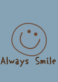 Blue beige smiles
