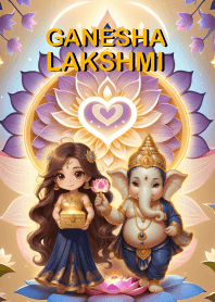 Ganesha& Lakshmi-wealth,Rich (JP)