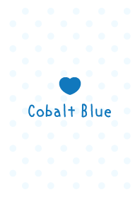 Girls Collection -Heart dot- Cobalt Blue