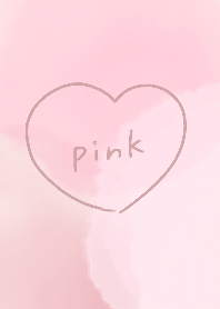 Watercolor simple pink