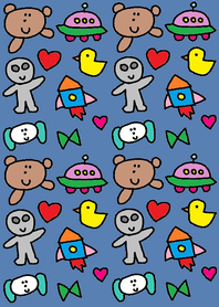 くまこさん ネイビー