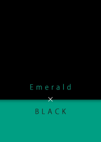エメラルドと黒